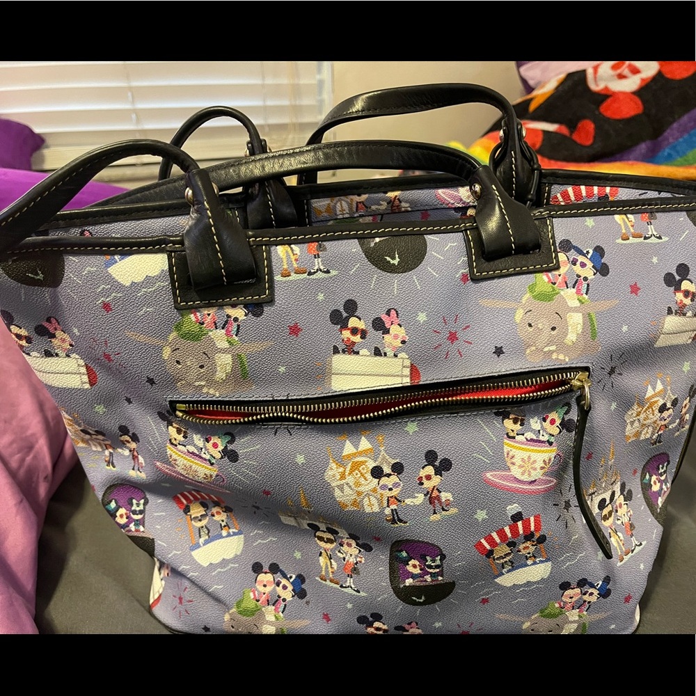 Dooney & Bourke mickey and Minnie hipster attractions tote